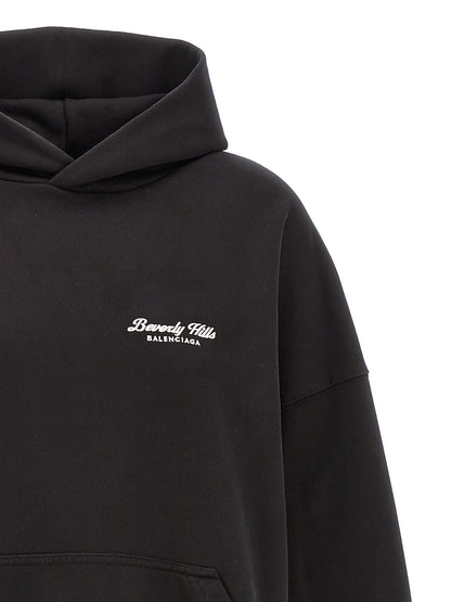 Balenciaga Beverly Hills Bicolor Cotton Hoodie