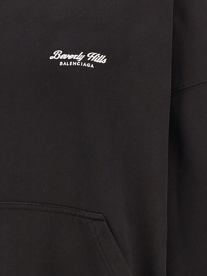 Balenciaga Beverly Hills Bicolor Cotton Hoodie