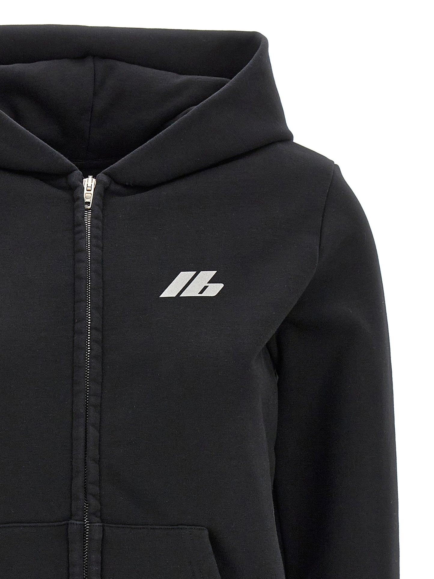 Balenciaga Black Stretch Cotton Hoodie