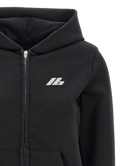 Balenciaga Black Stretch Cotton Hoodie