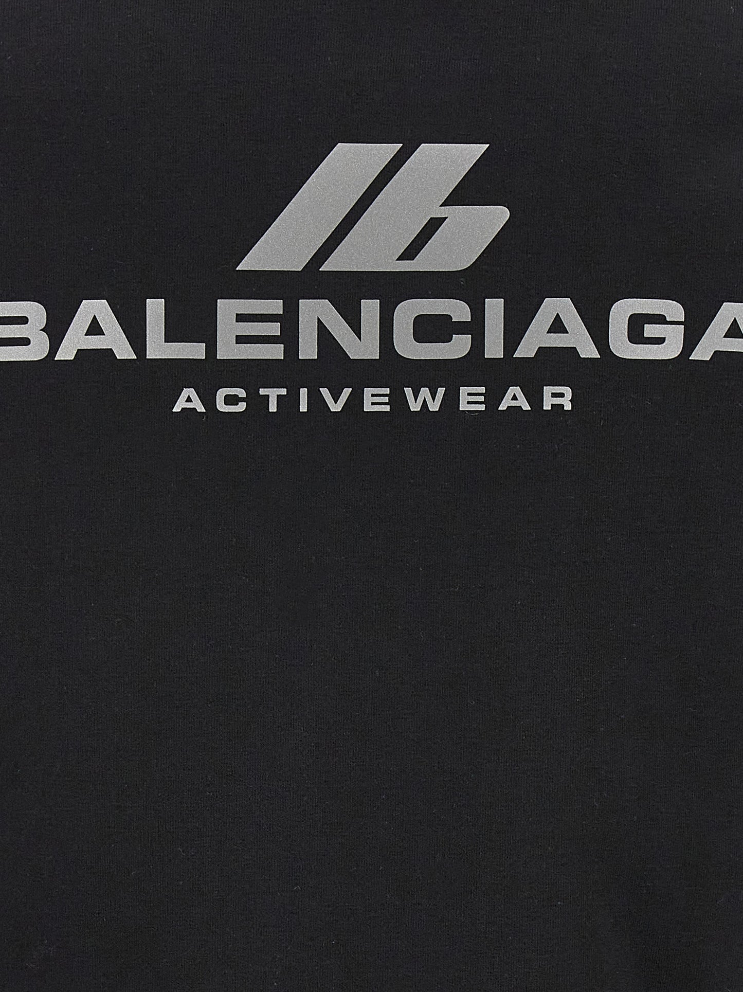 Balenciaga Black Stretch Cotton Hoodie