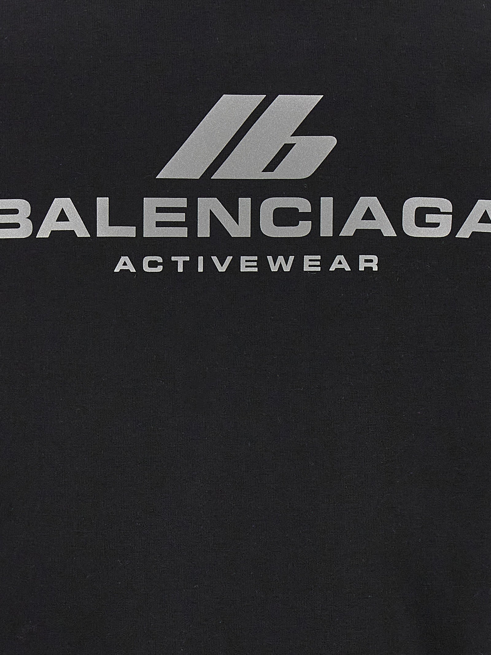 Balenciaga Black Stretch Cotton Hoodie