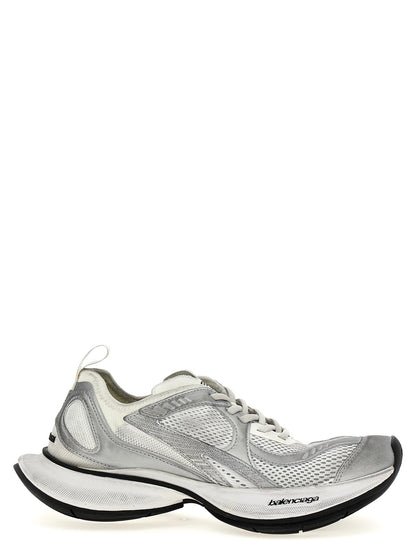 Balenciaga Circuit Gray Polyester Athletic Sneakers
