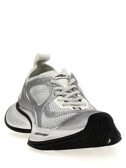 Balenciaga Circuit Gray Polyester Athletic Sneakers