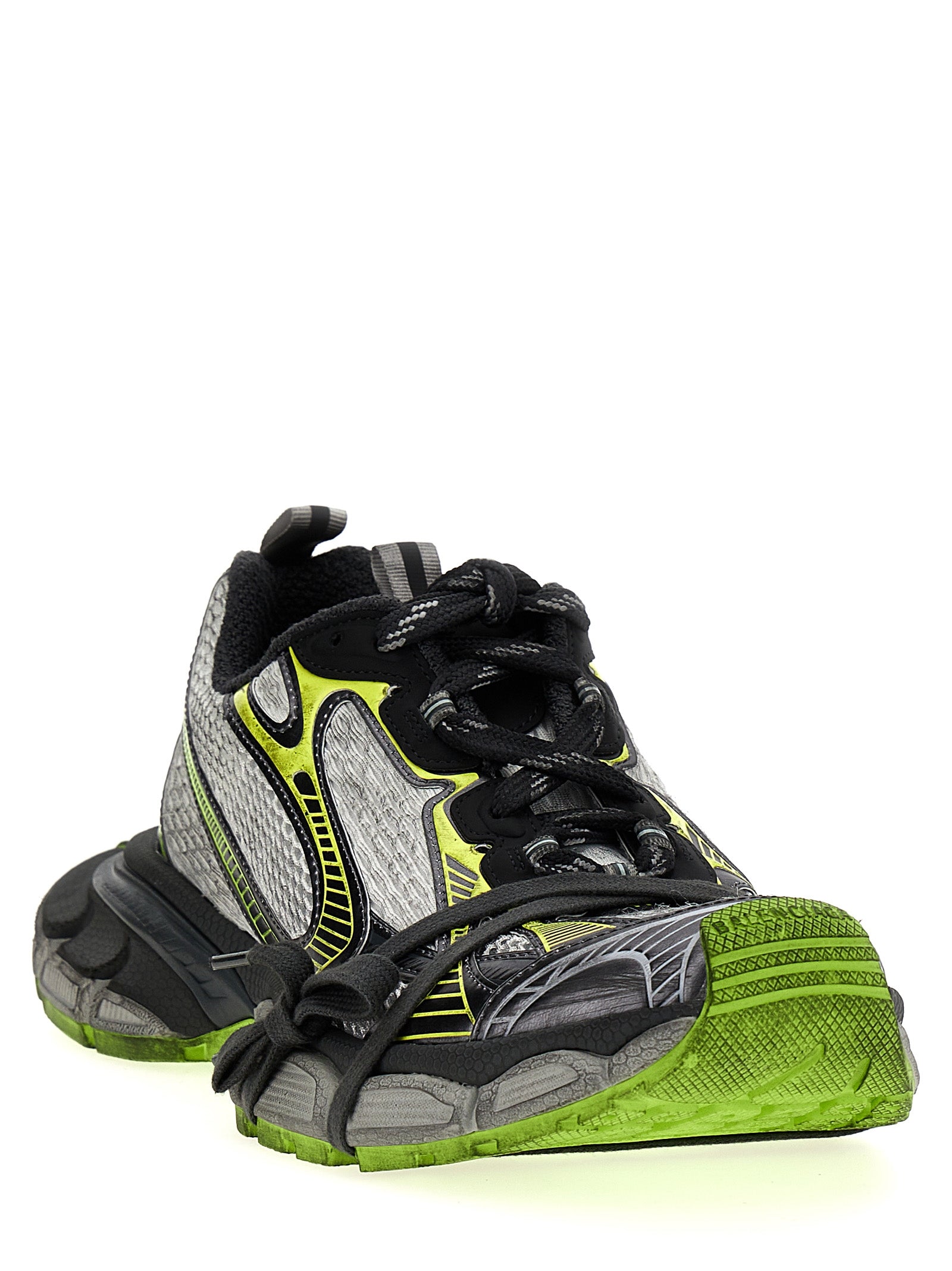 Balenciaga Gray '3XL' Polyethylene Athletic Sneakers - EU44/US11