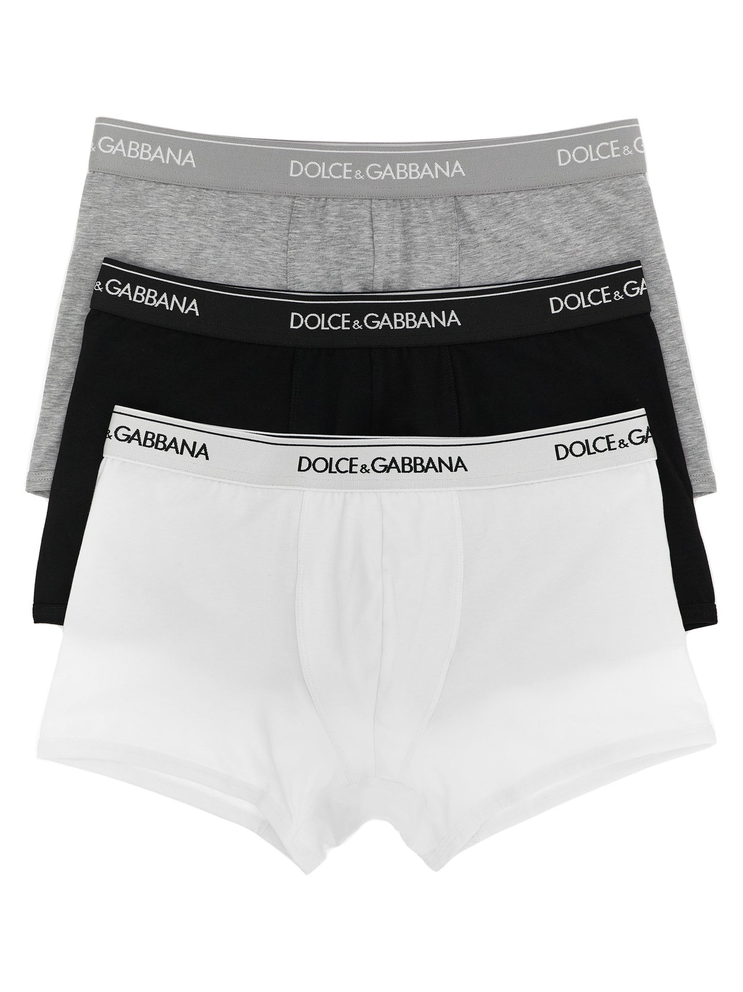 Dolce & Gabbana Multicolor Cotton Boxers - 3 Pack