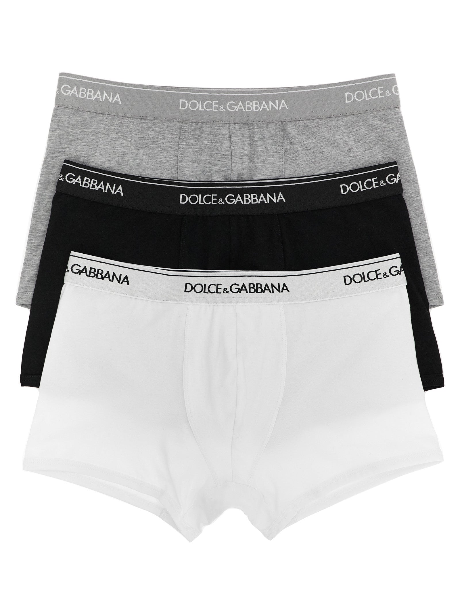 Dolce & Gabbana Multicolor Cotton Boxers - 3 Pack