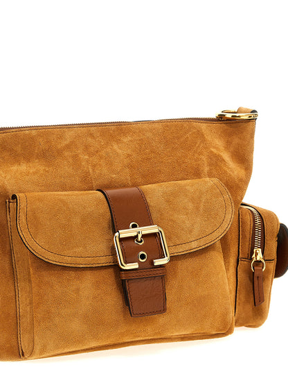 Chloé Brown Calfskin Shoulder Bag – Camera Bag