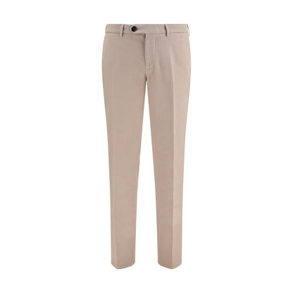 Brunello Cucinelli Beige Cotton Dyed Cotton Trousers for Men