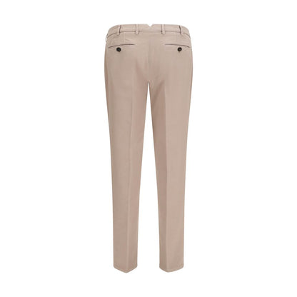 Brunello Cucinelli Beige Cotton Dyed Cotton Trousers for Men