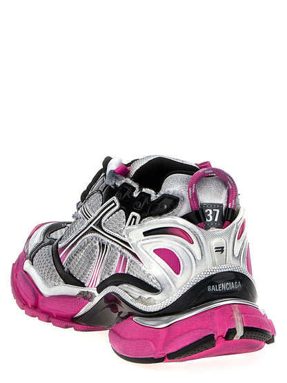 Balenciaga Runner Gradient Multicolor Polyethylene Athletic Sneakers