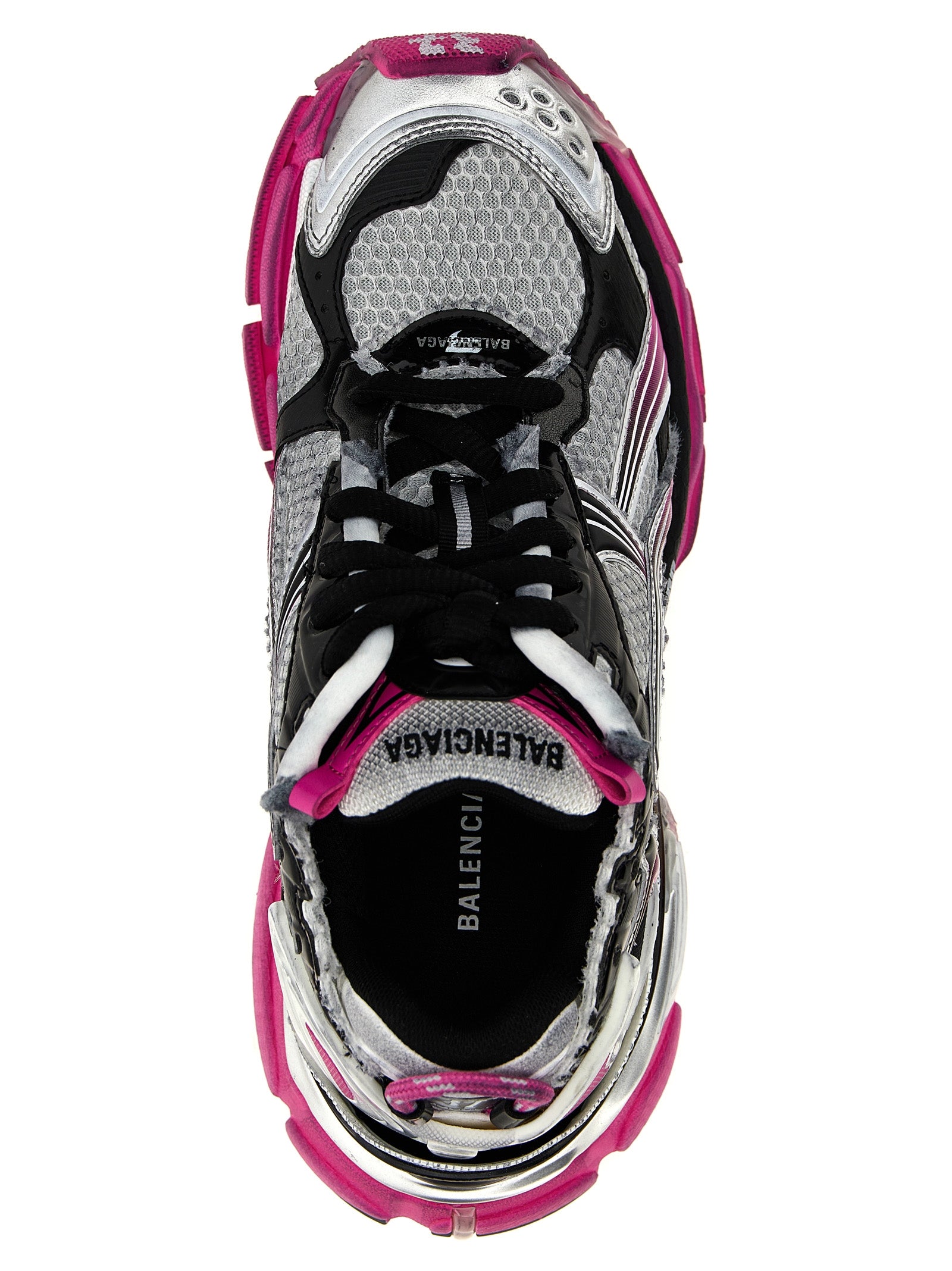 Balenciaga Runner Gradient Multicolor Polyethylene Athletic Sneakers