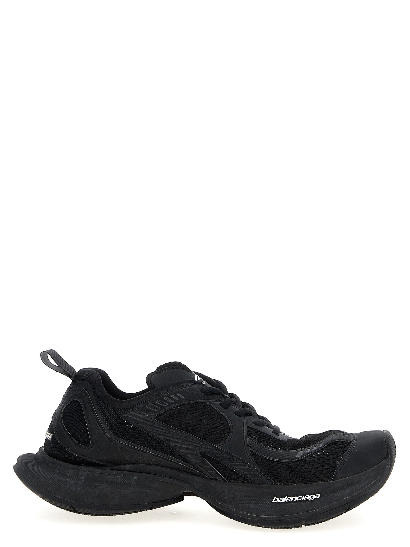 Balenciaga Circuit Black Polyester Athletic Sneakers