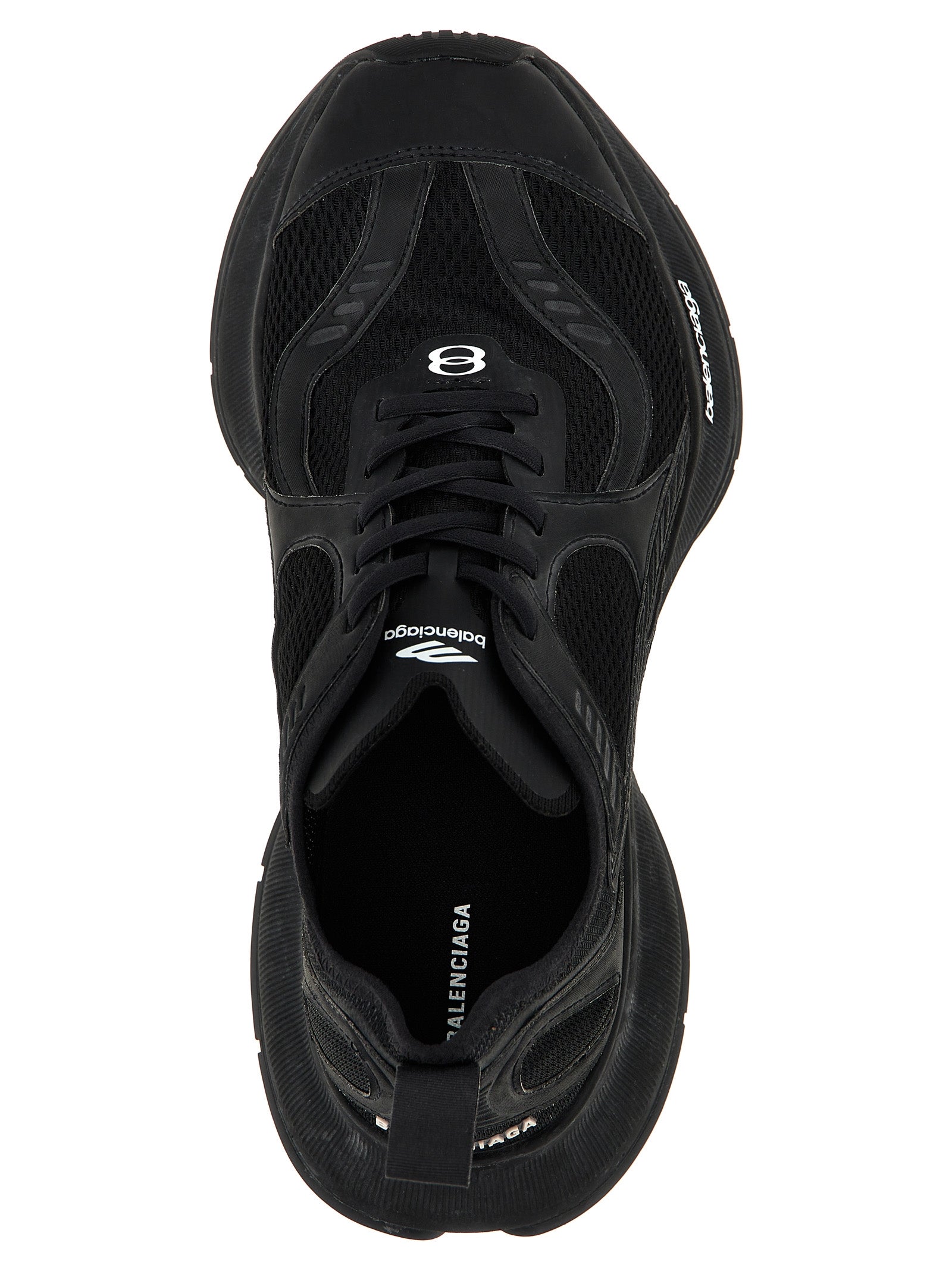Balenciaga Circuit Black Polyester Athletic Sneakers