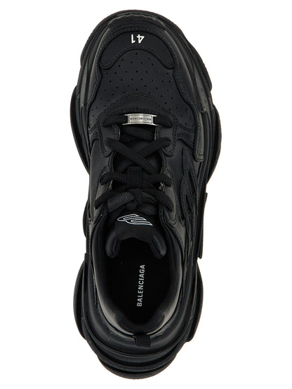 Balenciaga Triple S Sporty Black Polyethylene Athletic Sneakers EU45/US12