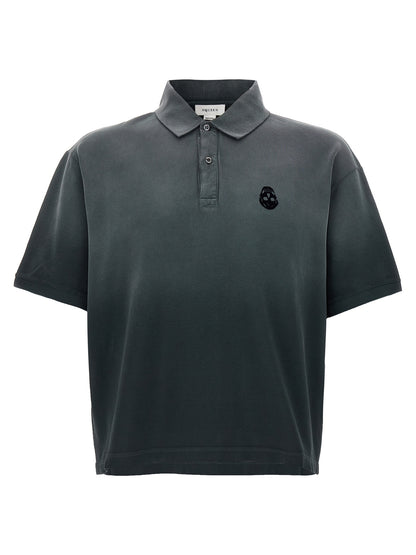 Alexander McQueen Gray Cotton Polo Shirt