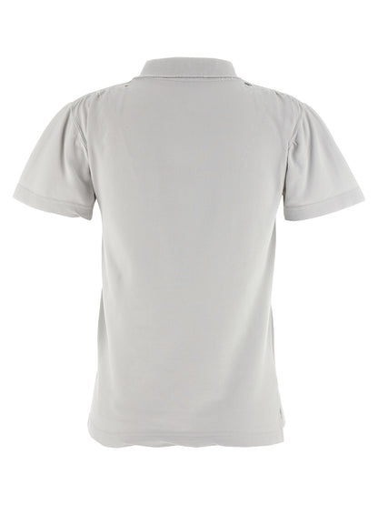 Balenciaga Gray Cotton Piqué Polo Shirt