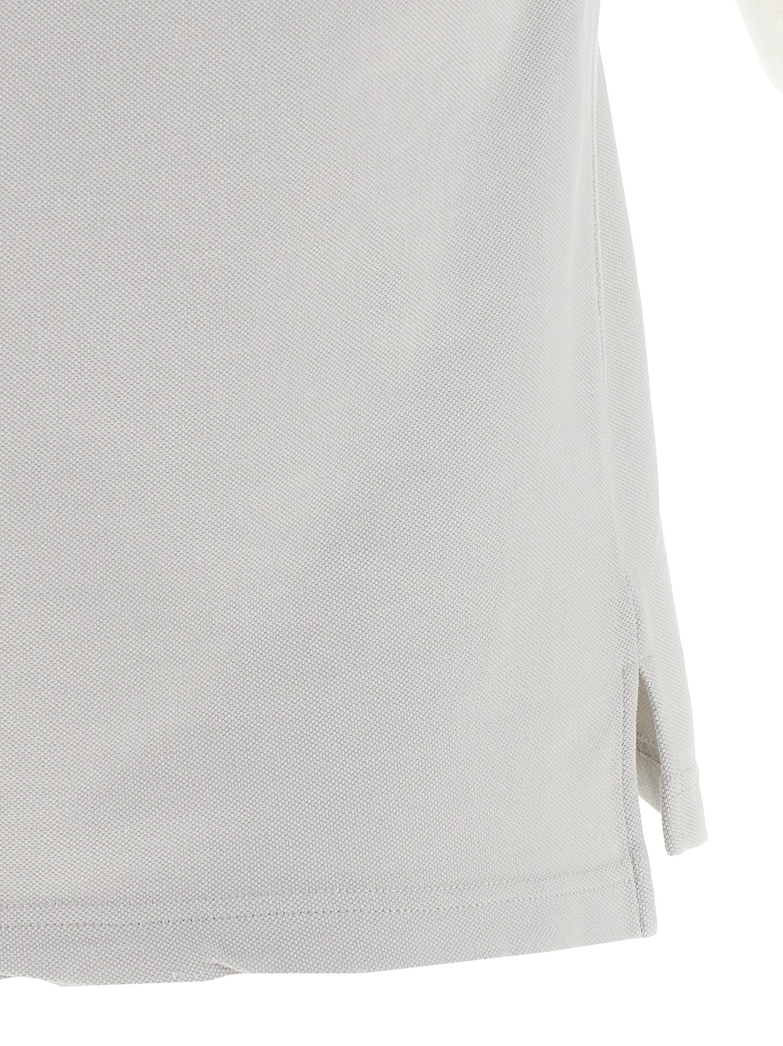 Balenciaga Gray Cotton Piqué Polo Shirt