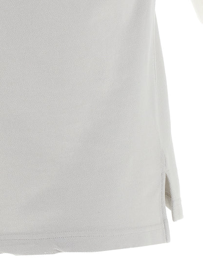 Balenciaga Gray Cotton Piqué Polo Shirt