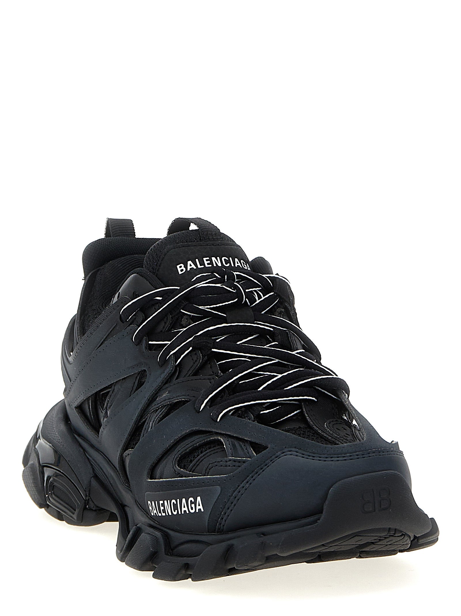 Balenciaga Track Black Polyethylene Athletic Sneakers