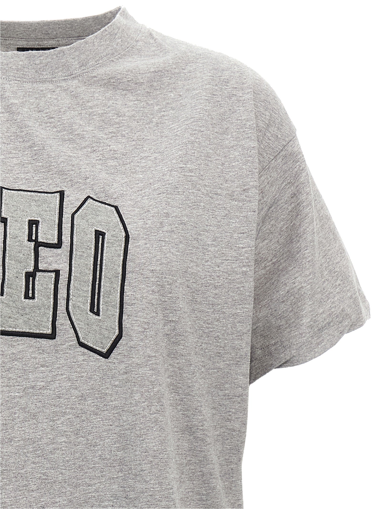 Balenciaga Gray Cotton T-Shirt - CEO Team Logo