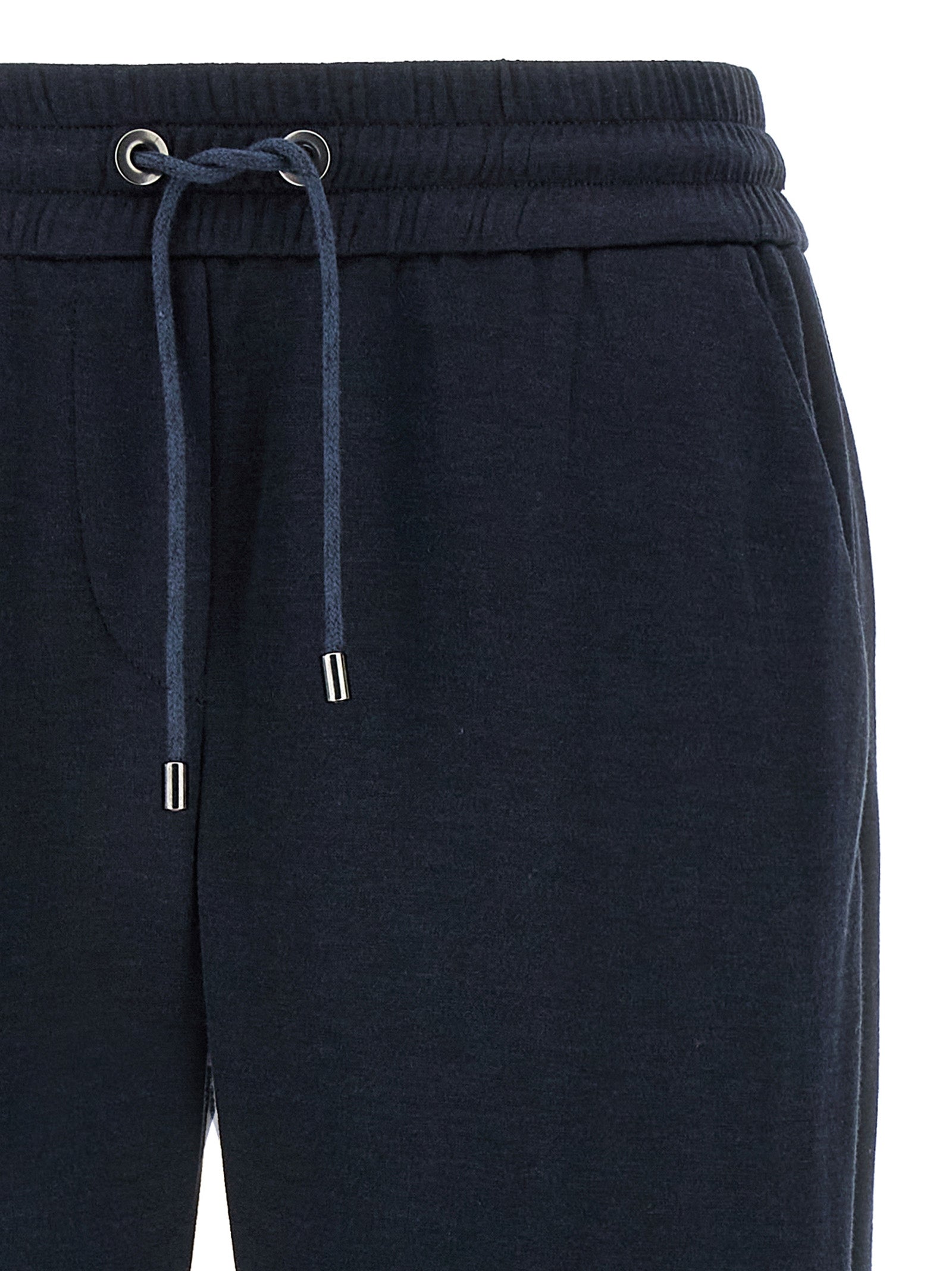 Brunello Cucinelli Blue Cotton Joggers