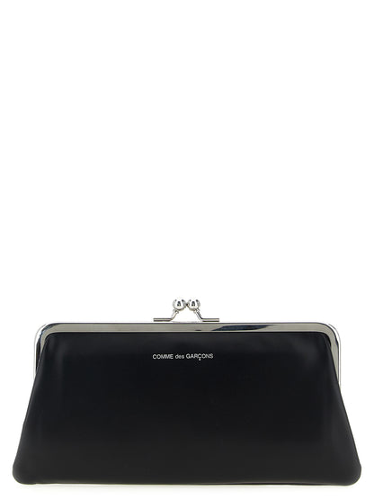 Comme des Garçons Black Cowhide Classic Clasp Wallet