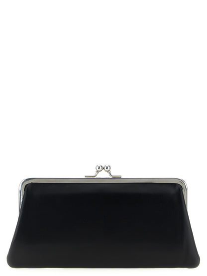 Comme des Garçons Black Cowhide Classic Clasp Wallet