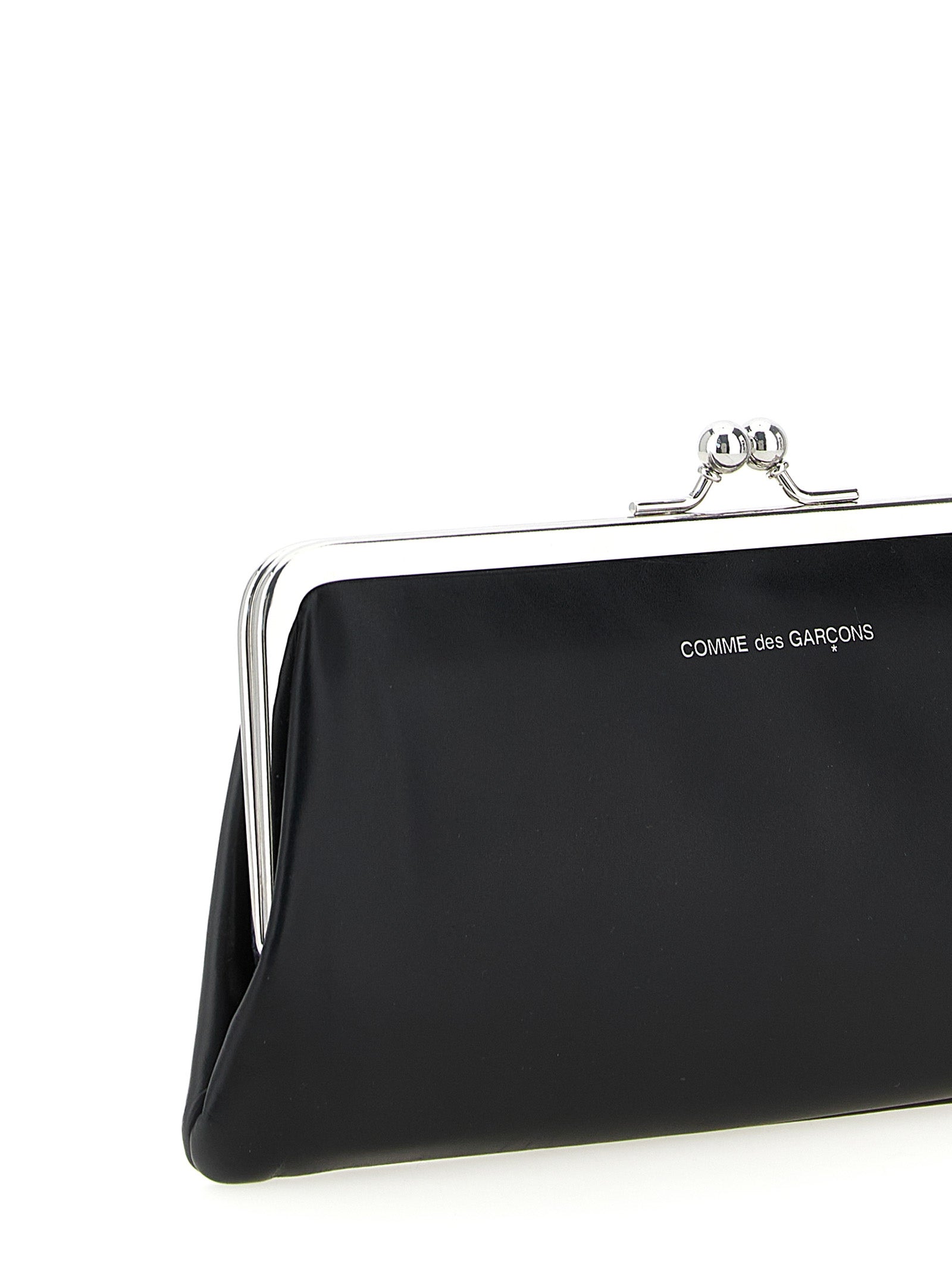 Comme des Garçons Black Cowhide Classic Clasp Wallet