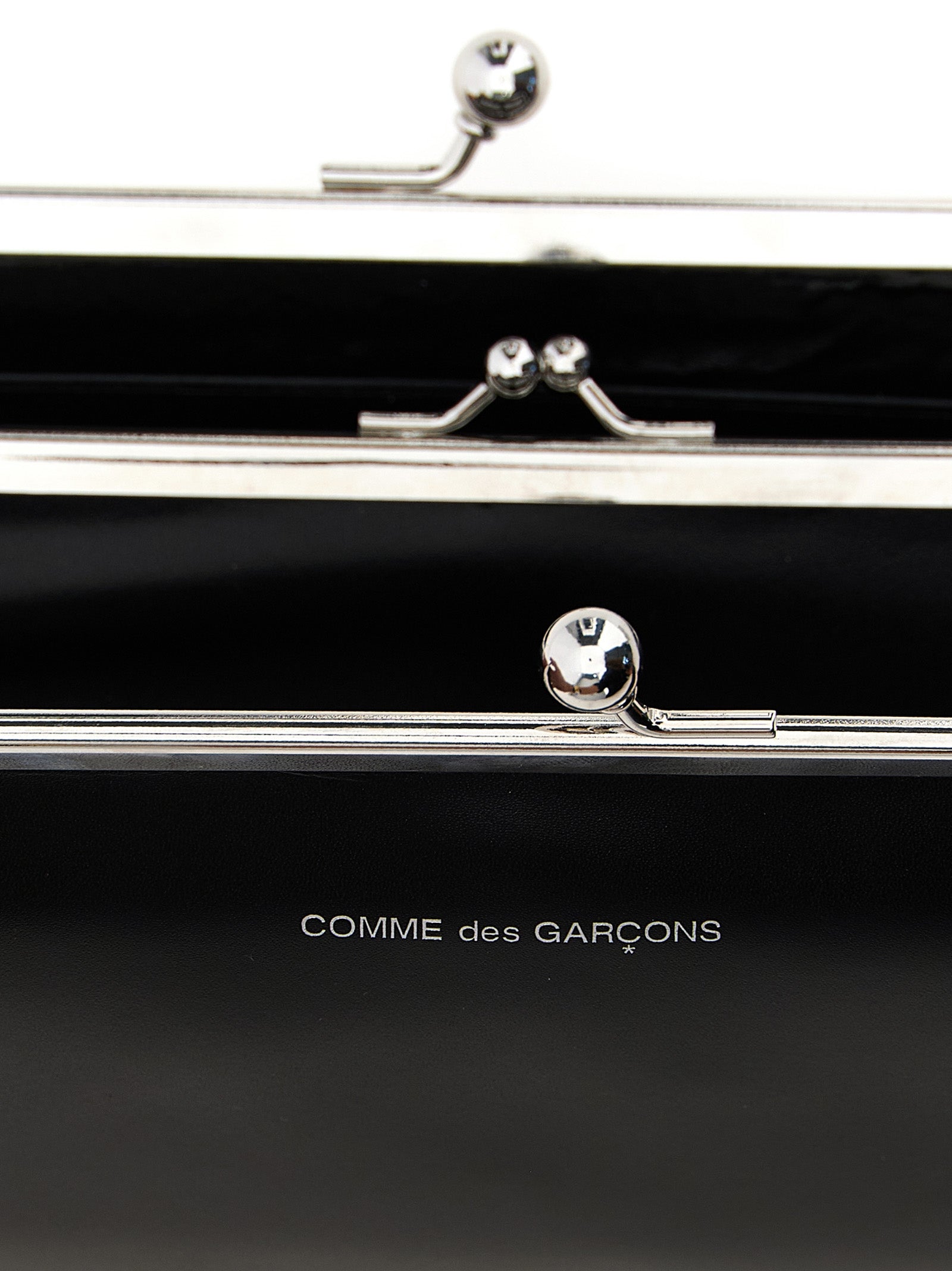 Comme des Garçons Black Cowhide Classic Clasp Wallet