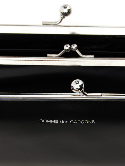 Comme des Garçons Black Cowhide Classic Clasp Wallet