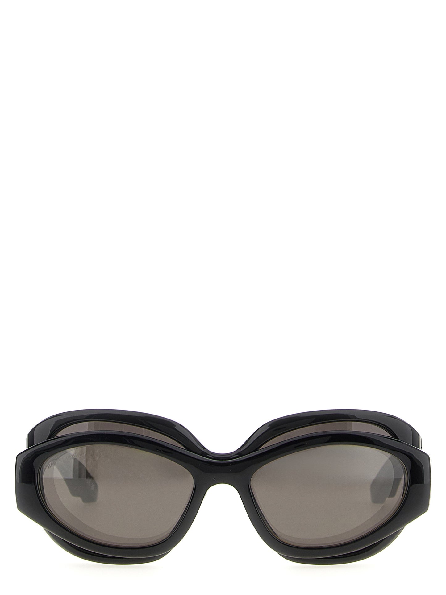 Balenciaga Superbusy Round Black Polyamide Sunglasses
