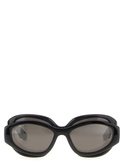 Balenciaga Superbusy Round Black Polyamide Sunglasses