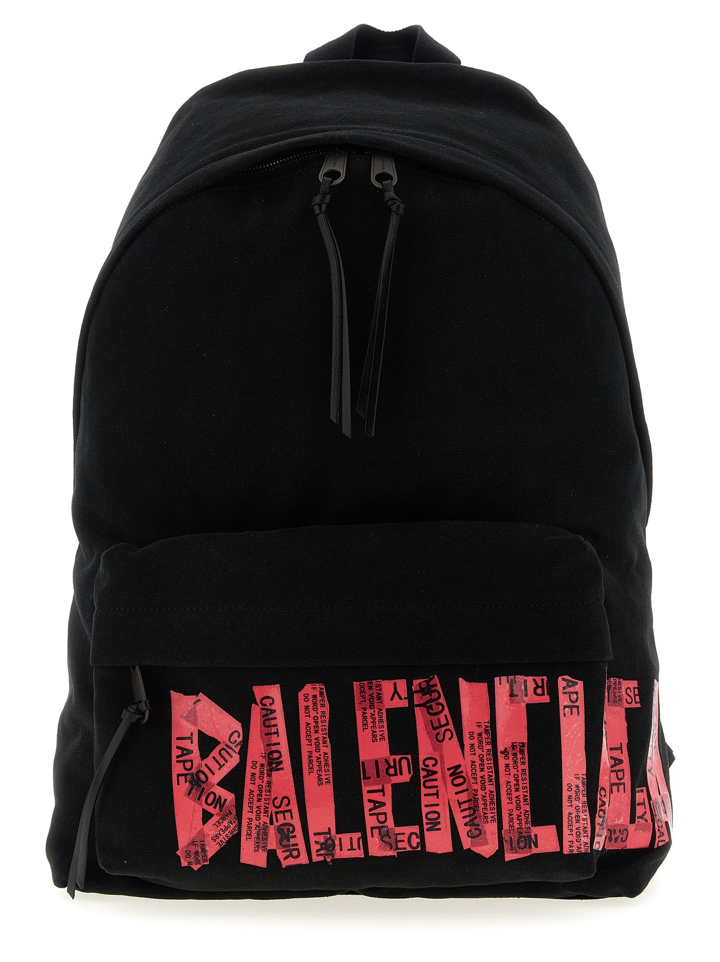 Balenciaga Tape Type Black Cotton Backpack
