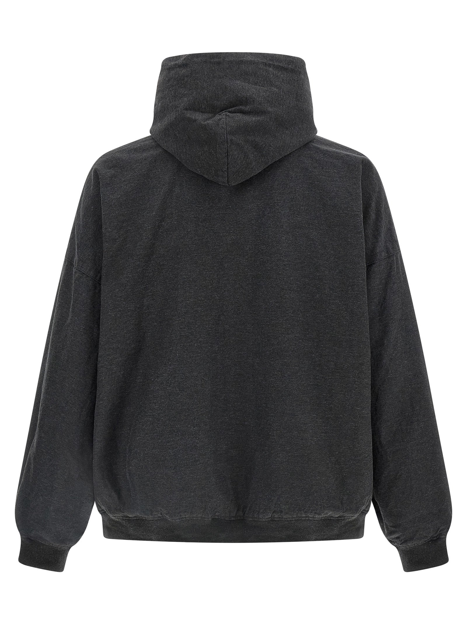 Balenciaga Trompe L’Œil Gray Cotton Sweatshirt