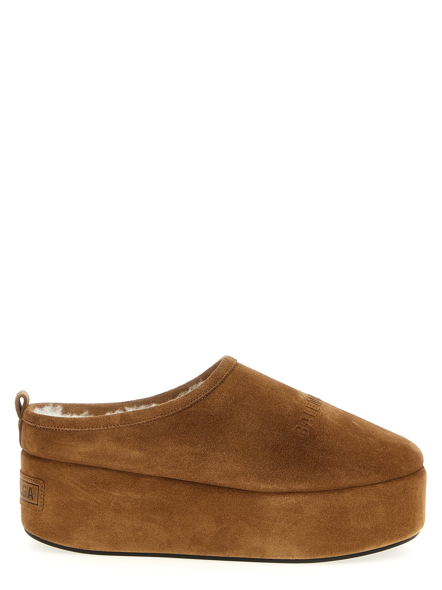 Balenciaga Alaska Soft Brown Calfskin Mules