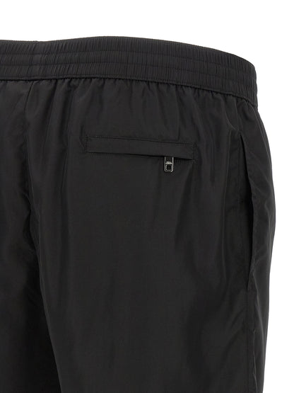 Dolce & Gabbana Black Polyamide Swim Shorts