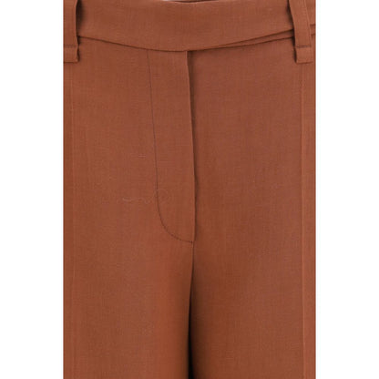 Brunello Cucinelli Brown Cigarette Pants for Women