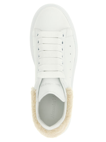 Alexander McQueen Beige Calfskin Chunky Sneakers ‘Larry’