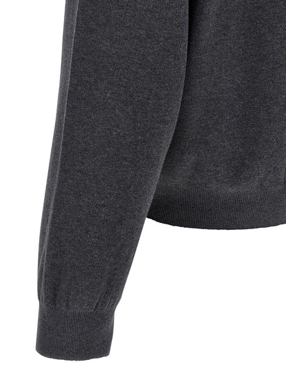 Balenciaga Camionneur Gray Cotton Cardigan