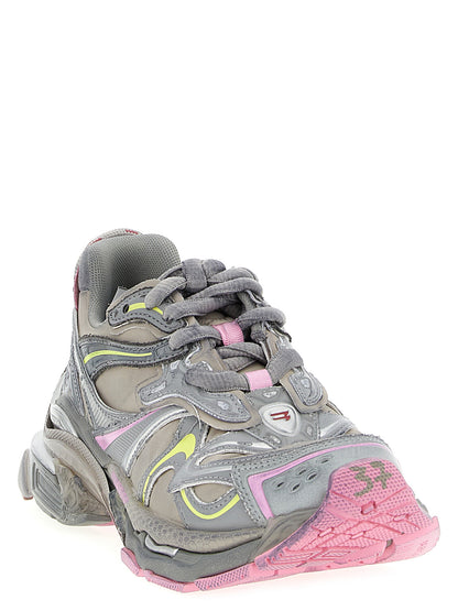 Balenciaga Runner 2.0 Multicolor Polyethylene Athletic Sneakers