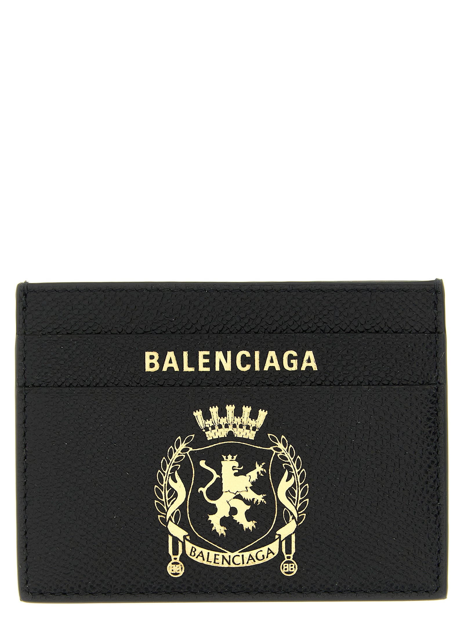 Balenciaga Black Calfskin Passport Card Holder