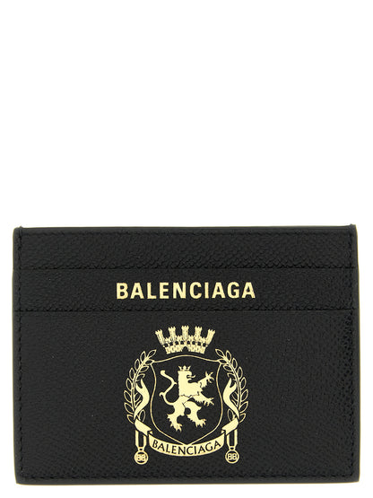 Balenciaga Black Calfskin Passport Card Holder