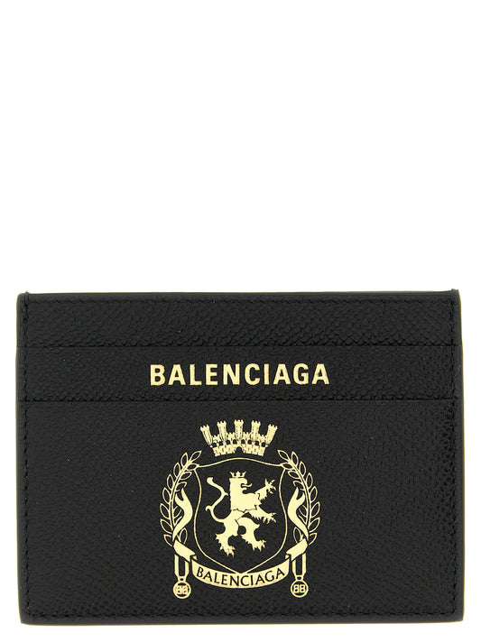 Balenciaga Black Calfskin Passport Card Holder