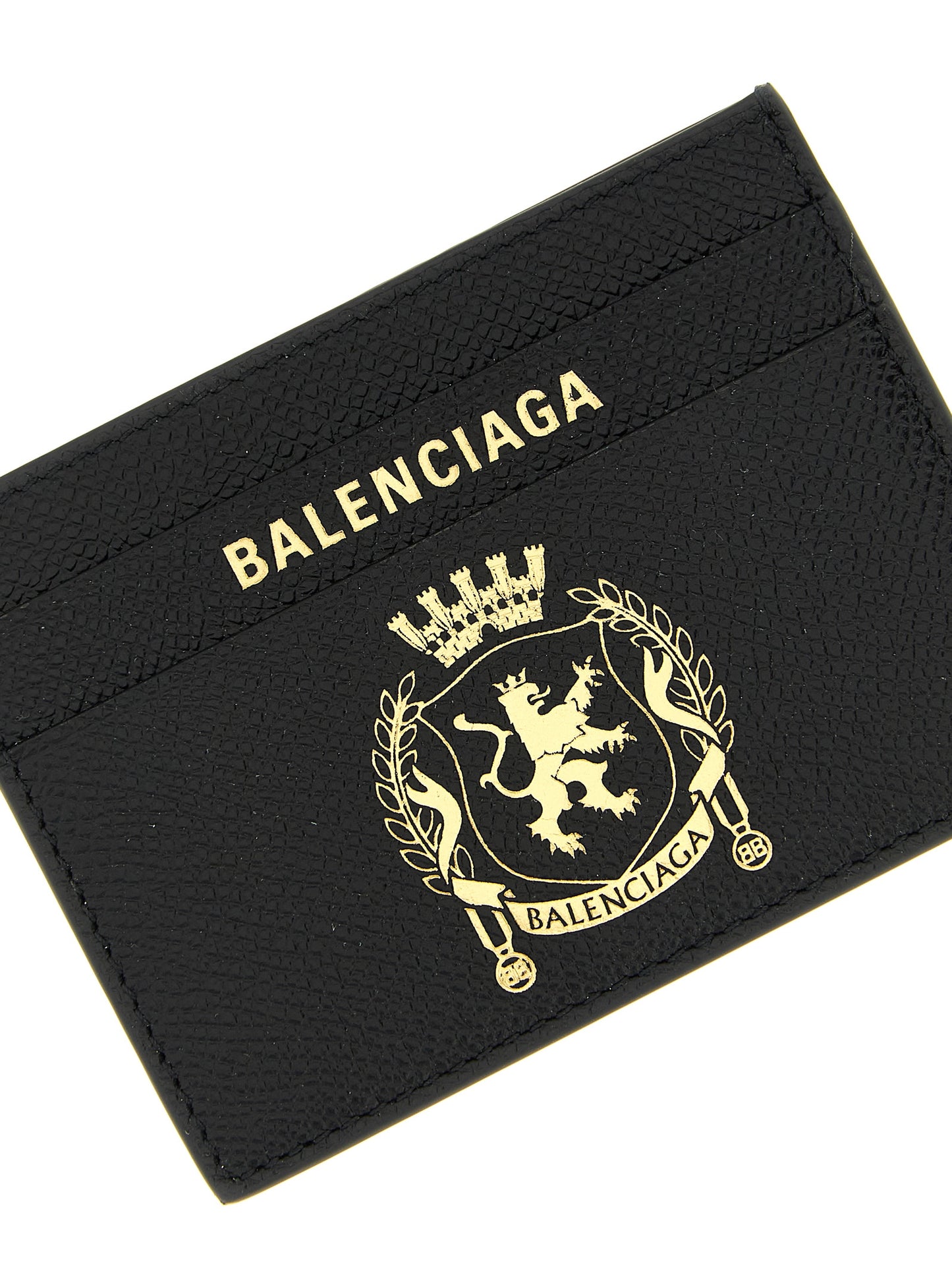 Balenciaga Black Calfskin Passport Card Holder