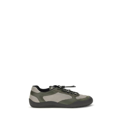 Prada Speedrock Bicolor Polyester Athletic Sneakers