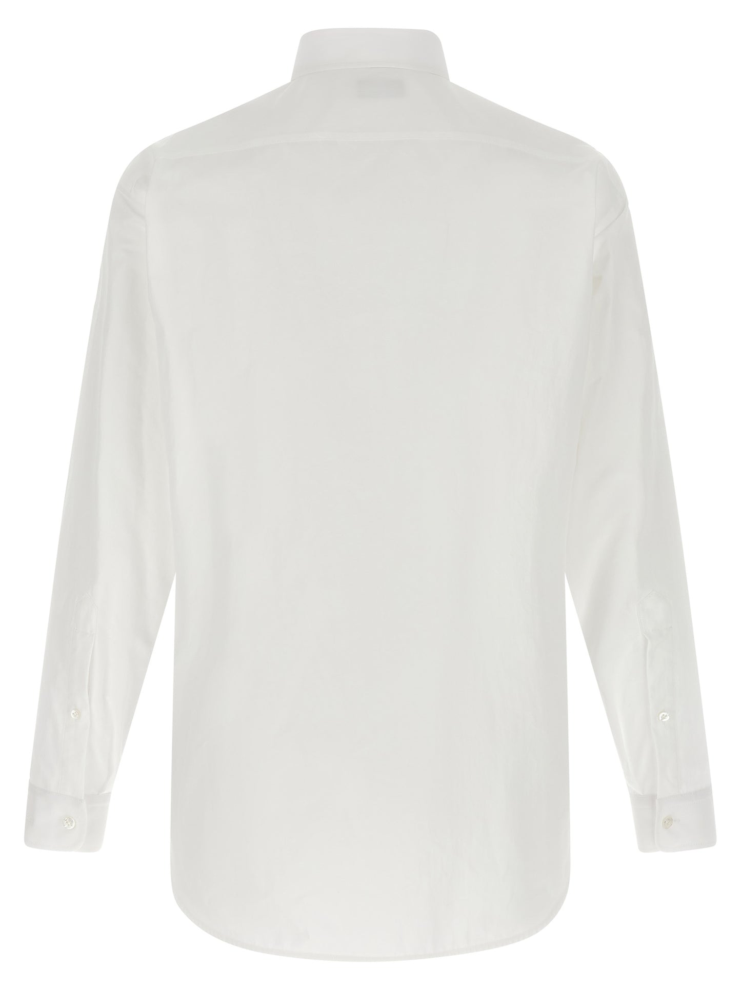 Balenciaga White Cotton Poplin Shirt