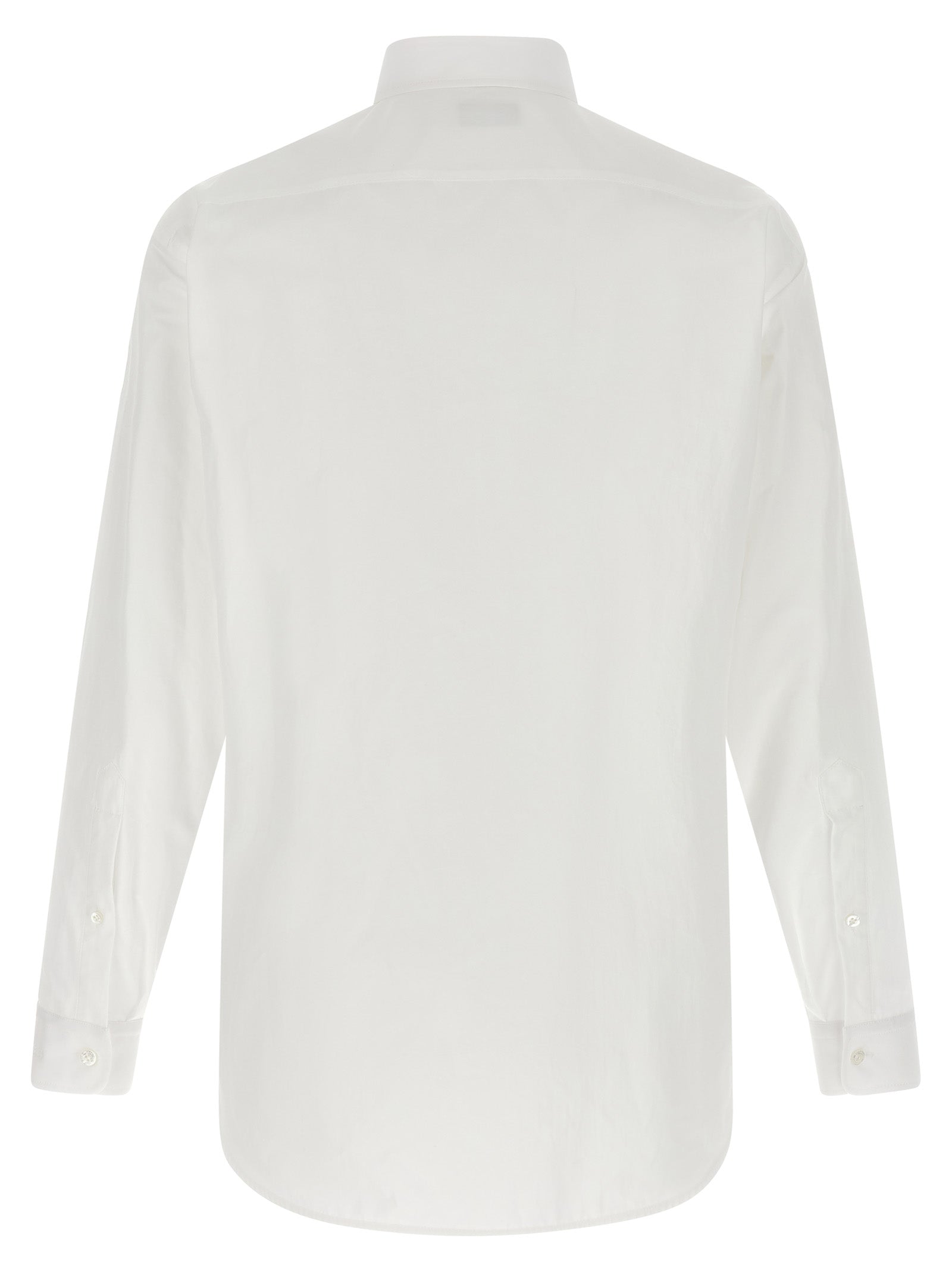 Balenciaga White Cotton Poplin Shirt