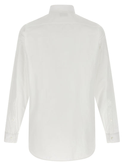 Balenciaga White Cotton Poplin Shirt