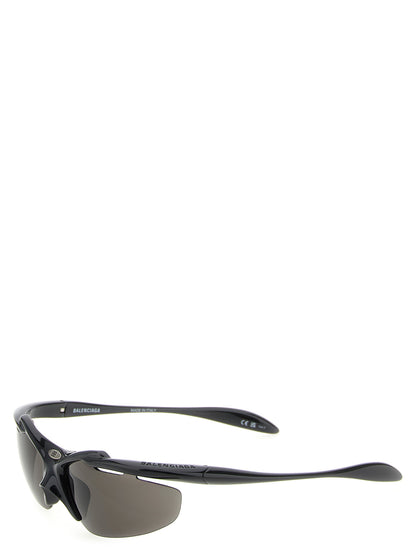 Balenciaga Turbo D-Frame Black Polyamide Sunglasses